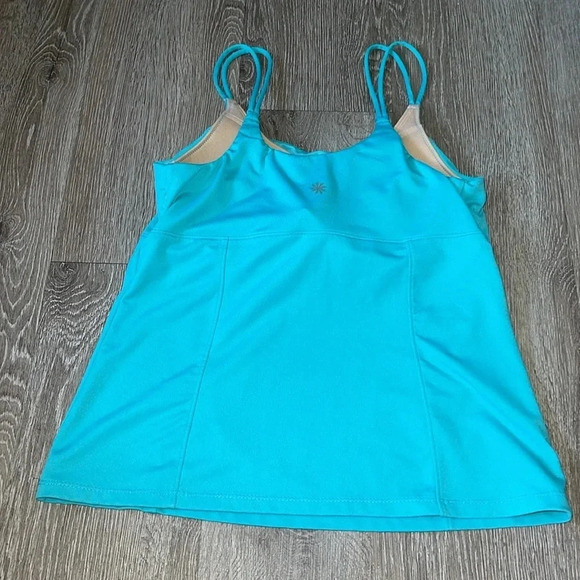 Athleta Seascape Tankini 38C - santorini blue tank top - Picture 4 of 6